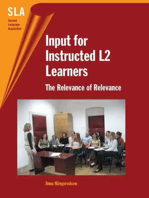 cover image of Input for Instructed L2 Learners